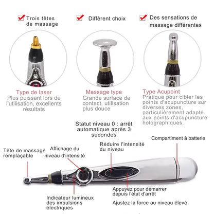 Stylo Acupuncture Électronique Soulagement Naturel