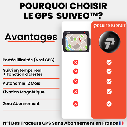Traceur GPS sans abonnement compatible Android iOS pour scooter