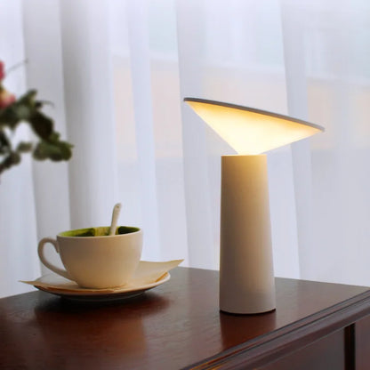 Lampe de table sans fil à éclairage LED rechargeable