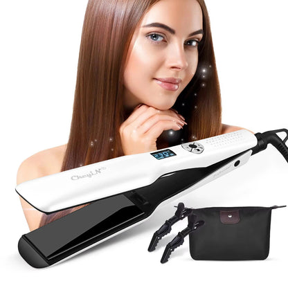 ThermoStyle™ – Lisseur en Céramique Tourmaline pour Cheveux Lisses & Brillants