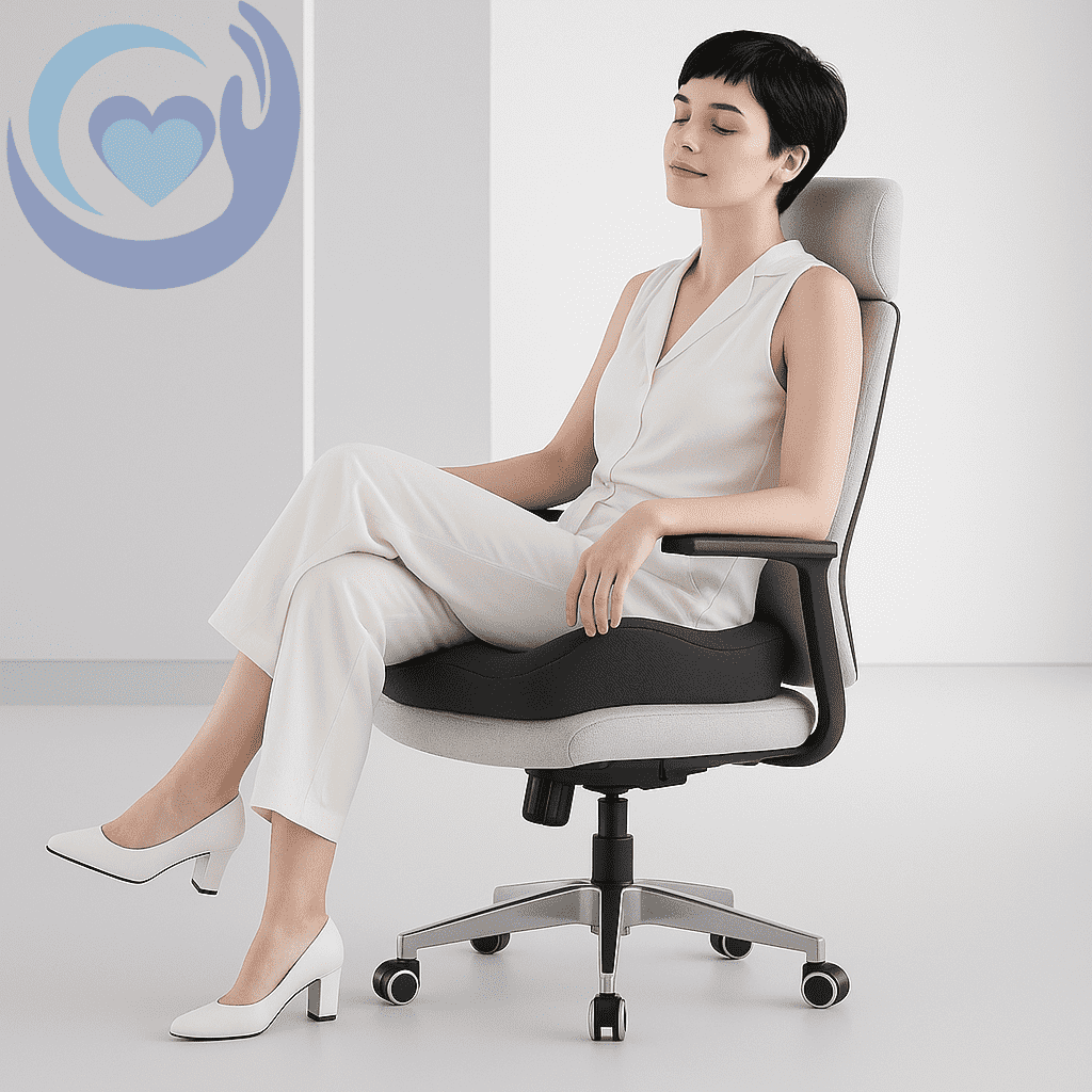 ErgoConfort™ – Coussin d'Assise à Soulagement de Pression