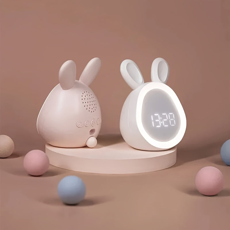 Réveil lumineux à veilleuse intégrée design lapin