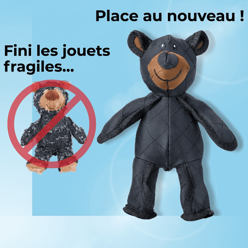 Jouet résistant indestructible pour chiens actifs mâchouilleurs