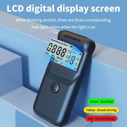 AlcoZen™ – Éthylotest Électronique Portable à Affichage LCD Précis