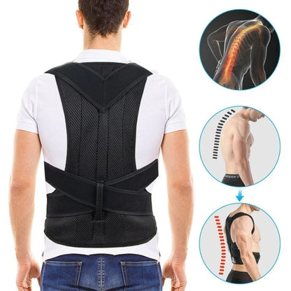 Correcteur de posture réglable à barre en alliage