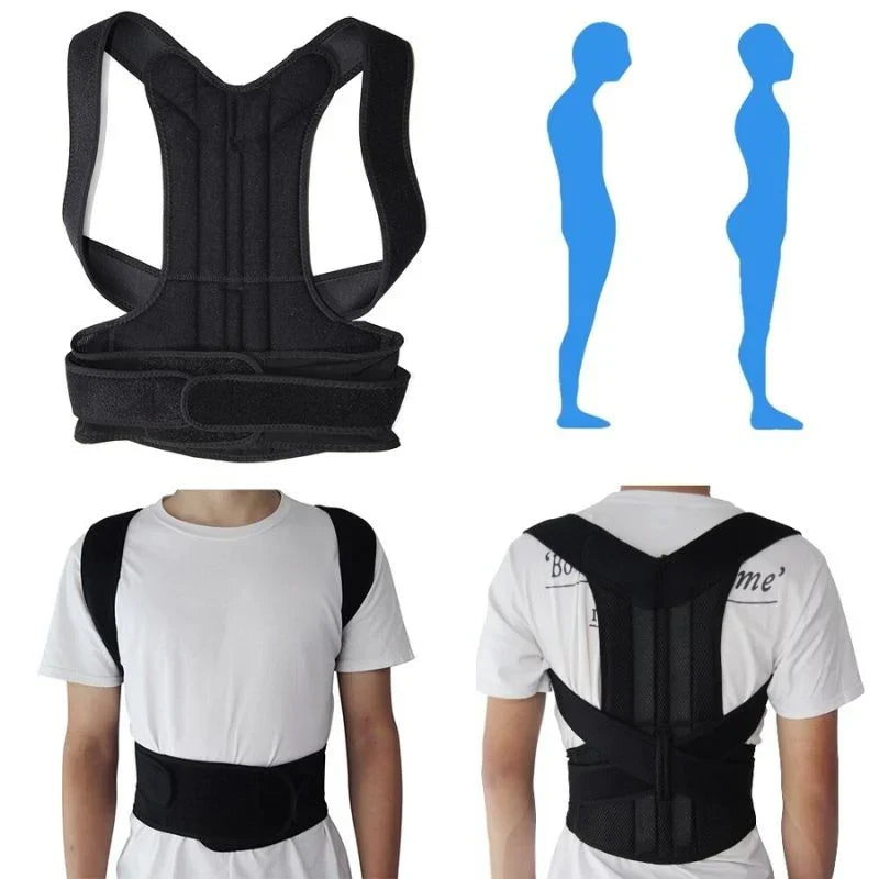 Correcteur de posture réglable à barre en alliage