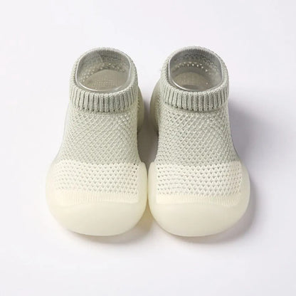Chaussures antidérapantes légères bicolores pour bébé