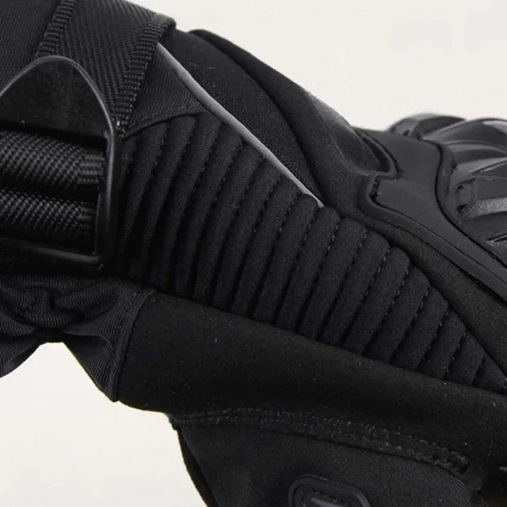 Gants de moto imperméables en textile renforcé