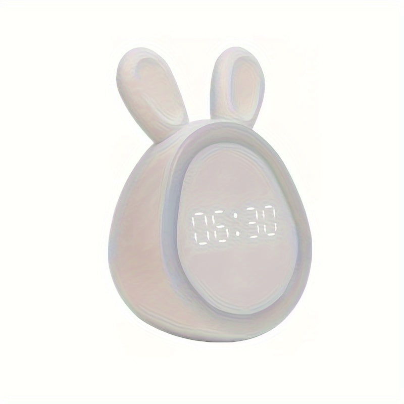 Réveil lumineux à veilleuse intégrée design lapin