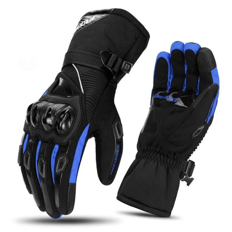 Gants de moto imperméables en textile renforcé