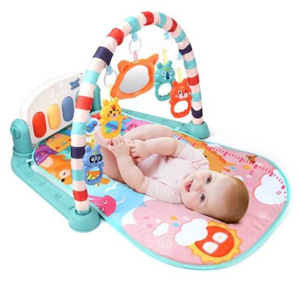 Tapis d'éveil musical pliable à sons intégrés