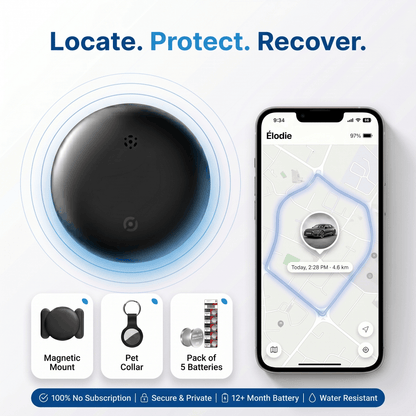 GPS Tracker Without Subscription | Compatible with Android & iOS