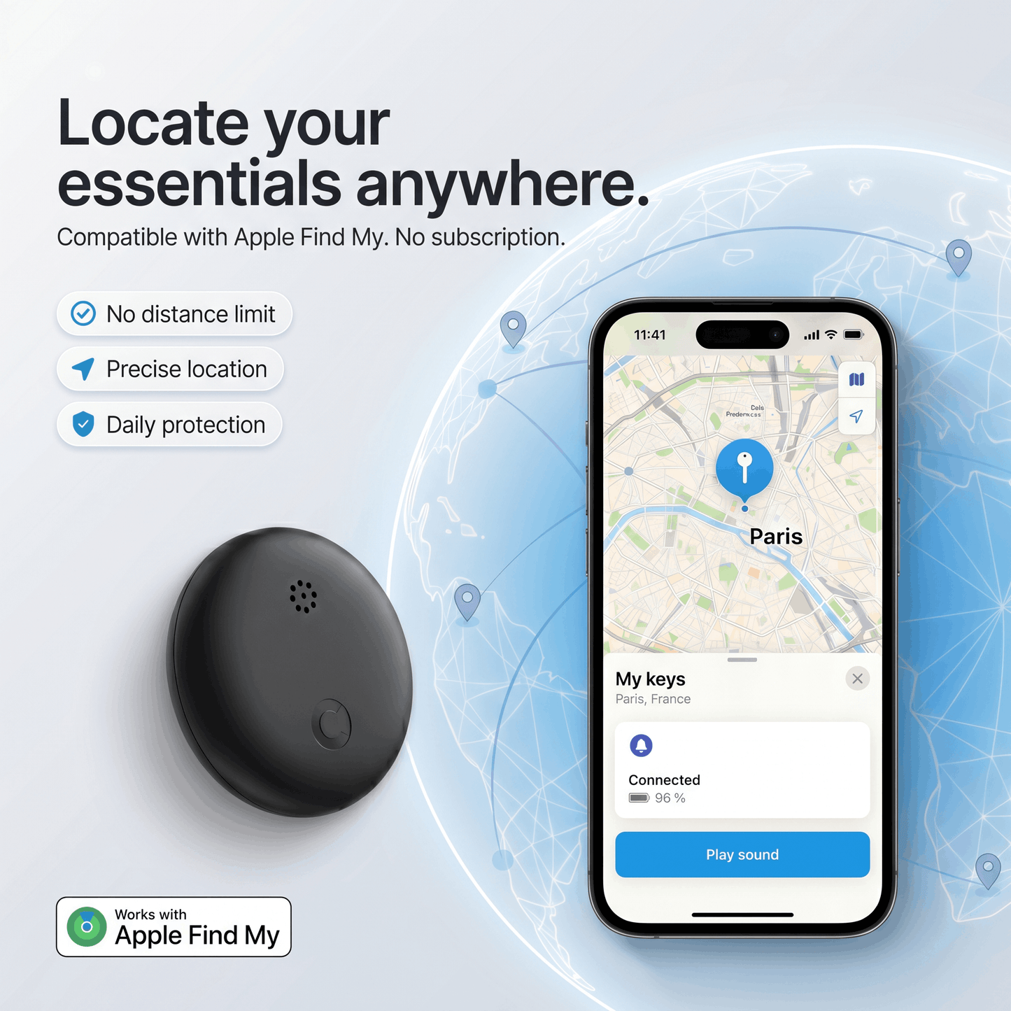 GPS Tracker Without Subscription | Compatible with Android & iOS