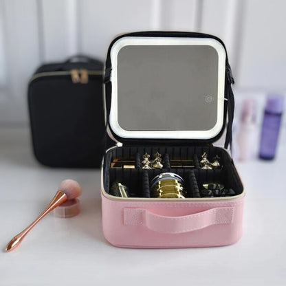 Organisateur de maquillage compact à compartiments modulables