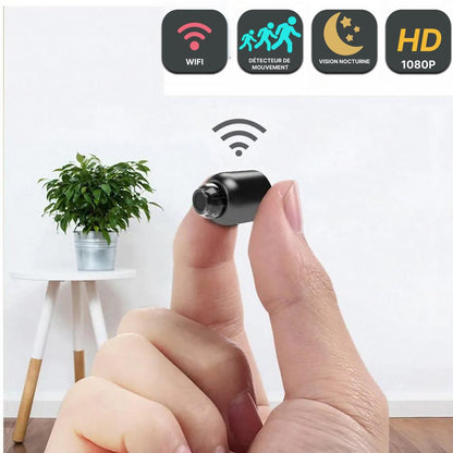 Mini caméra espion sans fil HD à contrôle à distance