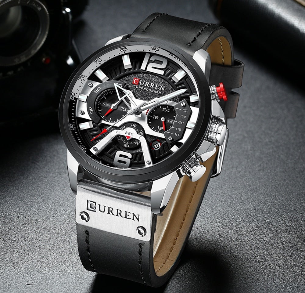 Montre-bracelet Homme Élégant Design Luxe