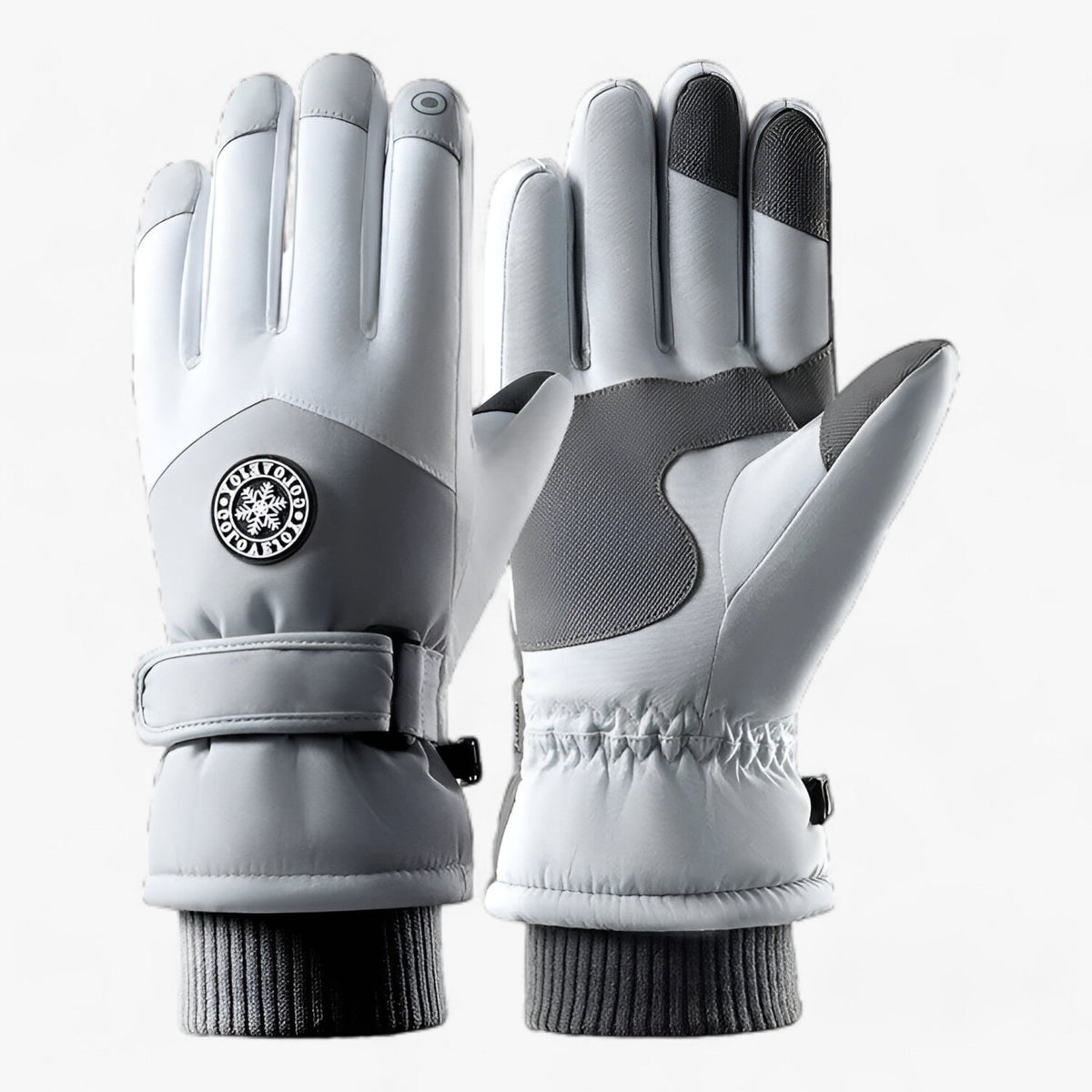 Gants de ski imperméables avec renforts de protection