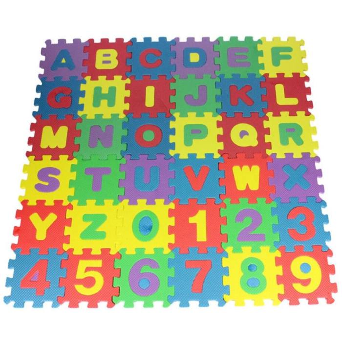 Tapis de jeu en mousse antidérapant pour bébé