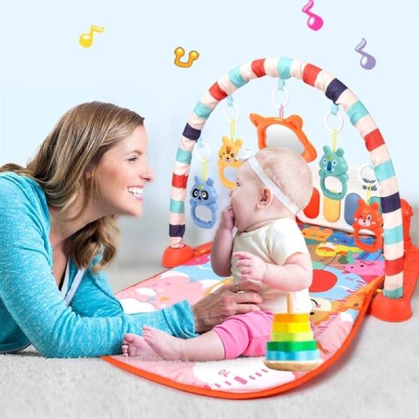 Tapis d'éveil musical pliable à sons intégrés