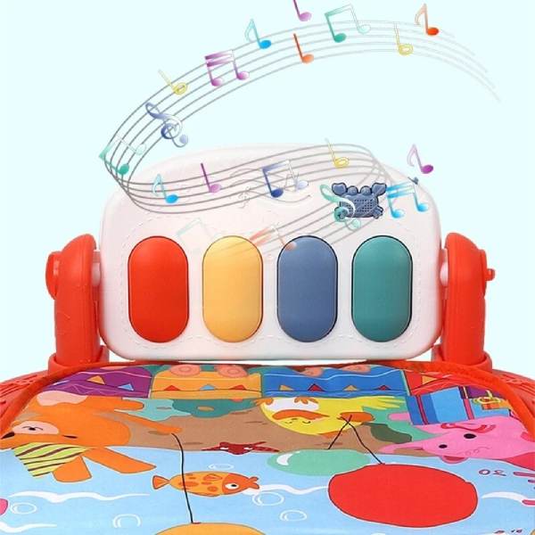 Tapis d'éveil musical pliable à sons intégrés