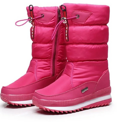 Bottes d'hiver isolantes doublure pelucheuse