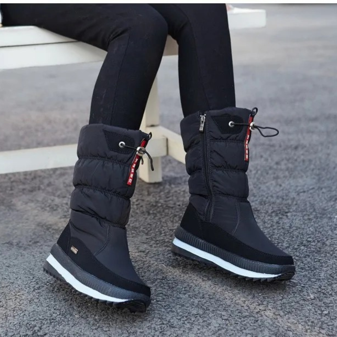 Bottes d'hiver isolantes doublure pelucheuse